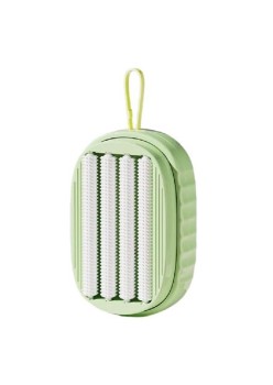 Perie de Spalat Haine, Flippy, cu Dispenser pentru Detergent, 4 Perii de Curatare, din ABS + PS, Verde