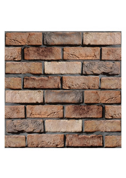10 x Placi Tapet Autocolant 3D cu Imitatie de Caramida de Exterior, pentru Perete Bucatarie Sufragerie, Usor de Curatat, Rezistent la Apa, Autoadeziv, 30x30 cm, Maro