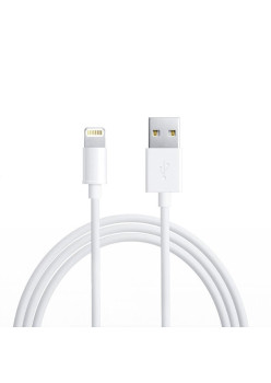 Cablu Date Lightning 1 m Bulk, Alb