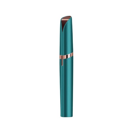 Trimmer Facial, Flippy, pentru Sprancene, Incarcare USB, 1.5 x 13 cm, din ABS, Verde
