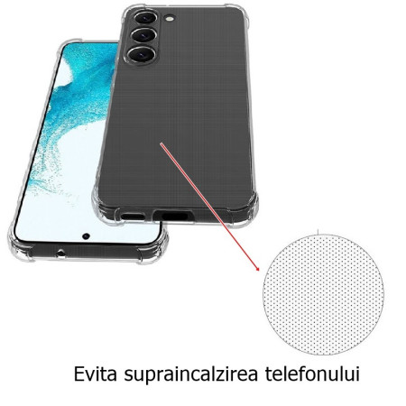 Husa de protectie Flippy, TPU, pentru Samsung A34 5G, Antisoc, Protectie colturi, Rezistenta la impact, Transparenta
