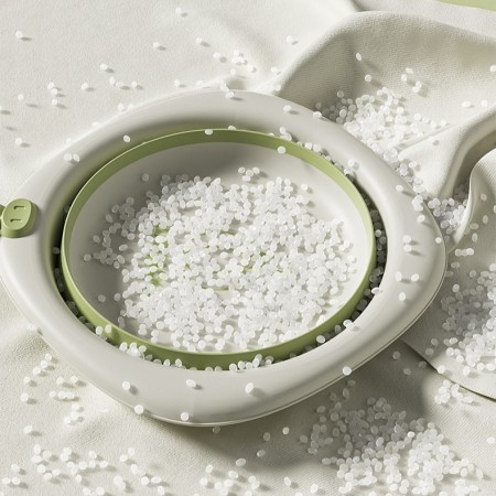 Cada Pliabila pentru Baie pentru Copii, Flippy, Cadita pentru Bebelusi, Model Romb cu Balon, Verde, 31.5x31.5x3.5 cm, 3L