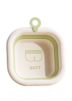 Cada Pliabila pentru Baie pentru Copii, Flippy, Cadita pentru Bebelusi, Model Patrat pentru Fundulet, Verde, 30x30x3.5 cm, 3.5 L
