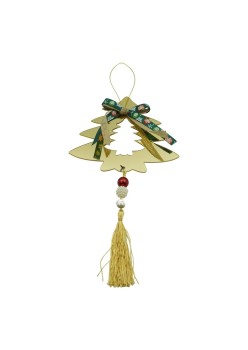 Ornament brad, Flippy, Brad, Auriu, Lucios, 14*26CM, Acril, Interior/ Exterior
