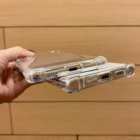 Husa de Protectie, Flippy, Compatibila cu Samsung Galaxy A55 5G, TPU Antisoc, Protectie Colturi, 1.5 mm Transparent