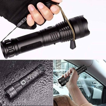 Lanternă Flippy P50 cu zoom telescopic, afișaj digital și ieșire magnetică  Model 117