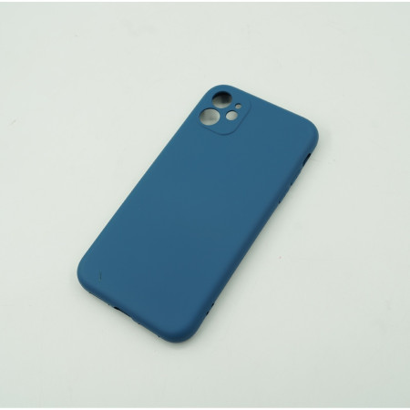 Husa protectie Flippy compatibila cu Samsung A52 Liquid Silicone Case Albastru inchis