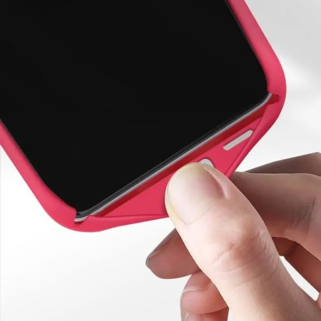 Husa protectie Flippy pentru Samsung S21 FE Liquid Silicone Fuchsia/Roz