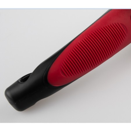 Maner Auto 4 in 1, Flippy, Kit de Siguranta, Maner, LED, Cutter, Ciocan, din ABS si Aluminiu, 18 x 7 cm, Rosu/Negru