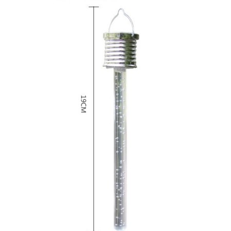 Lampa solara de tip decoratiune pentru gradina, Flippy, model turture, alb cald