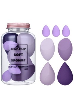 Set Buretei Machiaj, Flippy, Premium, 7 bucati, mov
