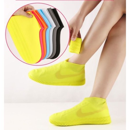Husa Incaltaminte, Flippy, Impermeabila, Antiderapanta, din Latex, 13 x 13 x 2 cm, Marime M 34-40 cm, Negru