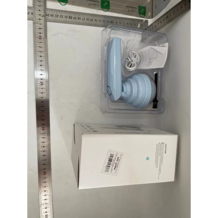 Aparat Pentru Curatat Scame, Par Si Praf, Flippy, Trimmer pentru Diferite Tipuri De Material, Cu Lame Din Otel Inoxidabil, Maner Flexibil, Incarcare Prin USB, 13x8 cm, Albastru