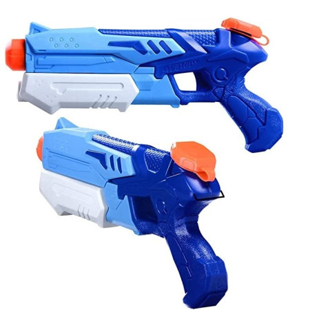 Pistol cu Apa Copii/Adulti, 6ani+,  Albastru, Aqua Blaster, 300ML