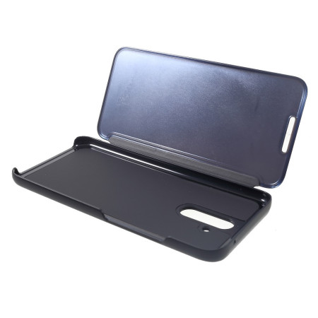 Husa Huawei Mate 20 Lite Flip Cover Oglinda Negru