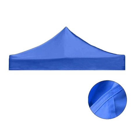 Prelată Acoperiș Cort Pavilion 2x3 m, Oxford 700D Cauciucat, Impermeabilă, Albastru, Rezistentă UV și Apă