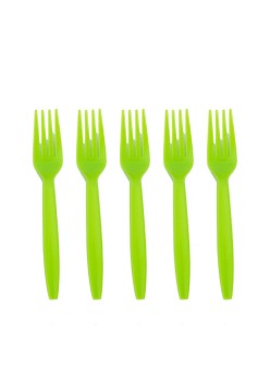 Set 10 Furculite de Unica Folosinta, Flippy, Colectia Dino Park, 15.5 x 2.5 cm, din Plastic PE, Multicolor