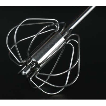 Mixer Manual, Flippy, pentru Oua Smantana Frisca Aluat, Maner Otel Inoxidabil, Usor de Utilizat si Depozitat,33x7 cm