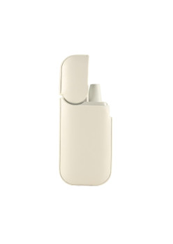 Husa Flippy pentru IQOS 2.4 Plus, Capac de Protectie, Anti Soc si Zgarieturi, din Piele Ecologica, 43 g, 12 x 6 x 2.5 cm, Alb