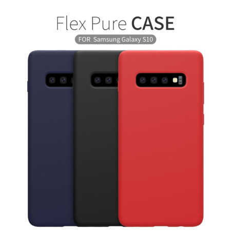 Husa protectie compatibila cu Samsung S10 Liquid Silicone Case Negru