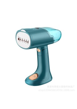 Folding handheld ironing machine - Color: turquoise; Product specifications: European standard cross-border (220V-240V)