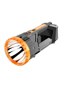 Lanterna LED, Flippy, Incarcare USB, Autonomie 8-24h, 2 Surse de Lumina, Principal si Lateral, Raza Maxima 100-200 m, COB, 5W, 23 x 10 x 10 cm, Galben