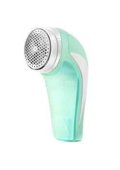 Aparat Pentru Curatat Scame, Par Si Praf, Flippy, Pentru Diferite Tipuri De Material, Cu Lame Din Otel Inoxidabil, Incarcare Prin USB Type-C, Cu Perie De Curatare si Cablu USB Incluse, 13.5x9 cm, Verde