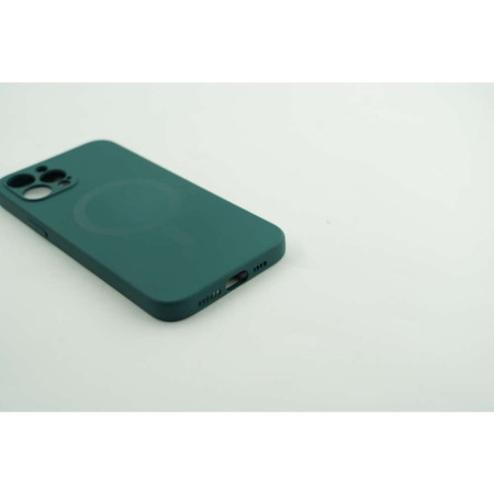 Husa protectie Flippy compatibila cu Apple iPhone 12 Pro Mag Safe Silicone Verde