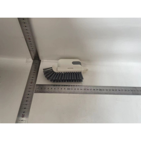 Perie Multifunctionala 3in1 de Curatare, Flippy, pentru Bucatarie, Vesela, Geamuri, Cap Detasabil, 9x15x2.5 cm, Gri
