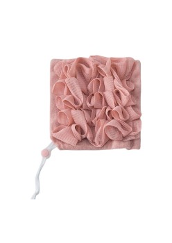 Prosop de Baie, Flippy, 2in1, cu Burete din Plasa, 17 x 17 cm, Roz