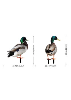 Set 2 Decoratiuni de Gradina, Flippy, Model Rata, Fata-Verso, Multicolor
