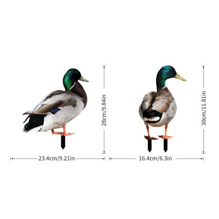 Set 2 Decoratiuni de Gradina, Flippy, Model Rata, Fata-Verso, Multicolor