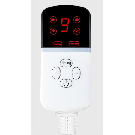 Patura electrica pentru animale de companie, perna pentru caini, 45 x 45 cm, 28 W, 9 trepte de reglaj perna pentru pisici, anti-alunecare, gri-European standard 230V timing; Width: 45X45cm