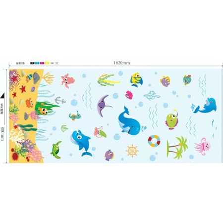 Covoraș de Joaca, Termic Model Animale Marine si Exotice, cu Spuma, Impermeabil, Antiderapant, 1.5mx2mx1.5cm, pentru Fete si Baieti 
