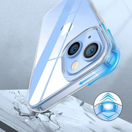 Husa TPU pentru iPhone 14 Pro Max, Flippy, Silicon, Protectie Antisoc, Transparenta