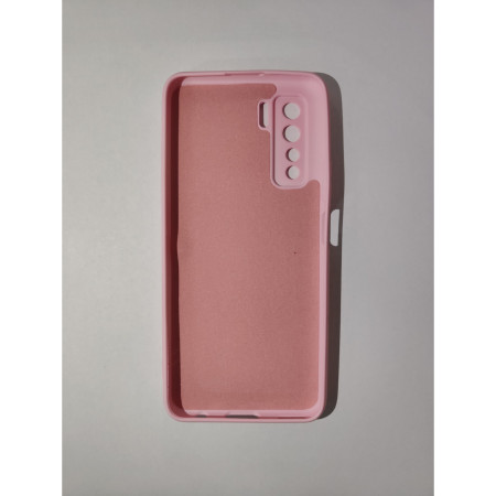 Husa protectie Flippy compatibila cu Huawei P40 Lite 5G Liquid Silicone Case Roz