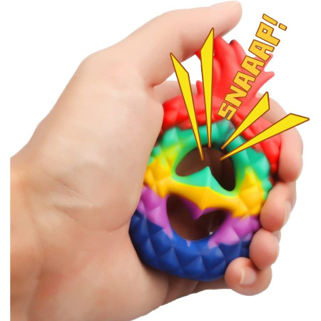Jucarie Senzoriala Antistres cu Ventuza de Decompresie, Antrenare Antebrat, 3 ani, Model 2, Multicolor
