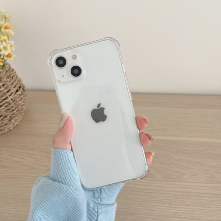Husa de protectie Flippy compatibila cu Apple iPhone 13 Mini Tpu Antisoc 1.5 mm Transparent