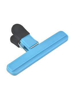 Clește de Sigilare pentru Pungi, Sistem de Închidere Rapidă, Păstrează Alimentele Proaspete, 15x7.5 cm, Albastru