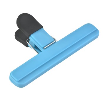 Clește de Sigilare pentru Pungi, Sistem de Închidere Rapidă, Păstrează Alimentele Proaspete, 15x7.5 cm, Albastru
