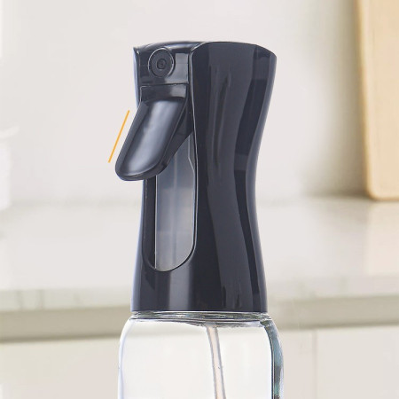 Pulverizator pentru Ulei, Otet sau Alte Lichide, Flippy, Reincarcabil, Multifunctionale, Capacitatea 200 ml, Material Plastic, Culoare Negru