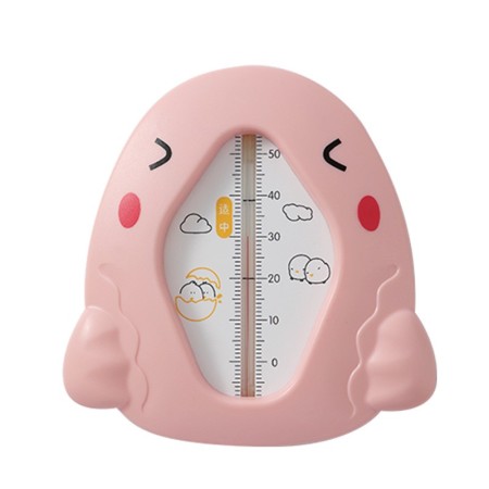 Termometru pentru Baie, Flippy, Plutitor, Rezistent la apa, Multifunctional, Model Gaina, 10.5x10.5x2.5 cm, Roz