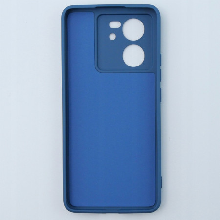 Husa de Protectie, Flippy, pentru Xiaomi Redmi 13T, Liquid Silicone, cu Microfibra pe Interior, Protectie Antisoc, Compatibil Incarcare Wireless, Albastru