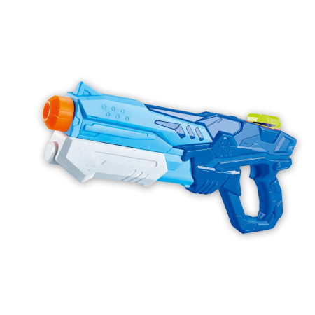 Pistol cu Apă pentru Copii, 6+ ani, cu Rezervor de 600ML, Jet Puternic, Ideal pentru Piscină și Plajă, Albastru