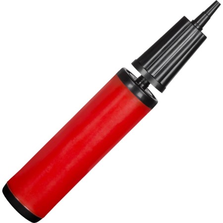 Pompa de Umflat Baloane, Flippy, din Plastic, Manuala, 27 x 4.5 cm, Rosu
