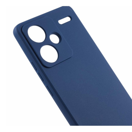 Husa de Protectie, Flippy, pentru Xiaomi Redmi Note 13 Pro Plus 5G, Liquid Silicone, cu Microfibra pe Interior, Protectie Antisoc, Compatibil Incarcare Wireless, Albastru