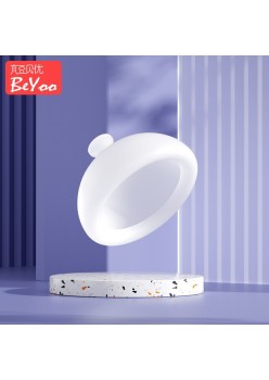 Sputa din silicon pentru sugari si copii mici, Flippy, dispozitiv de eructare, cupa pentru terapie toracica, 10.1x6.5 cm, Transparent