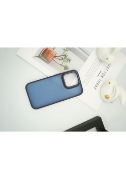 Husa de Protectie, Flippy, pentru iPhone 15 Pro Max, Satin Matte, din PC, Albastru