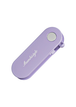 Peeler pentru Legume si Fructe, Flippy, 3.6 x 9.1 cm, Multifunctional, Curatator Pliabil, din ABS si Otel Inoxidabil, Mov