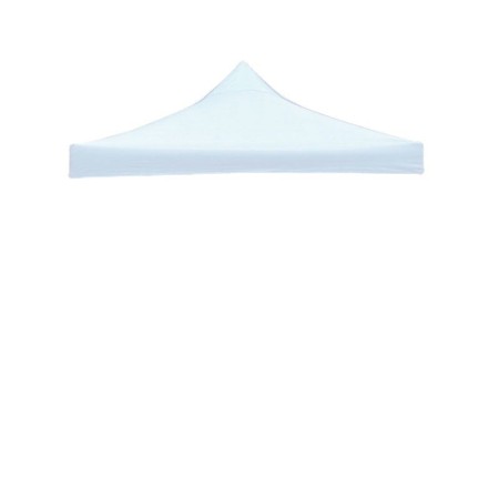 Prelată Copertină Acoperiș Cort Pavilion 2.9 x 2.9 m, Alb, Oxford 700D Cauciucat, Impermeabilă, Rezistentă la UV și Intemperii
